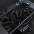 Canvas Topographic Desk Mat - XL Non-Slip close-up