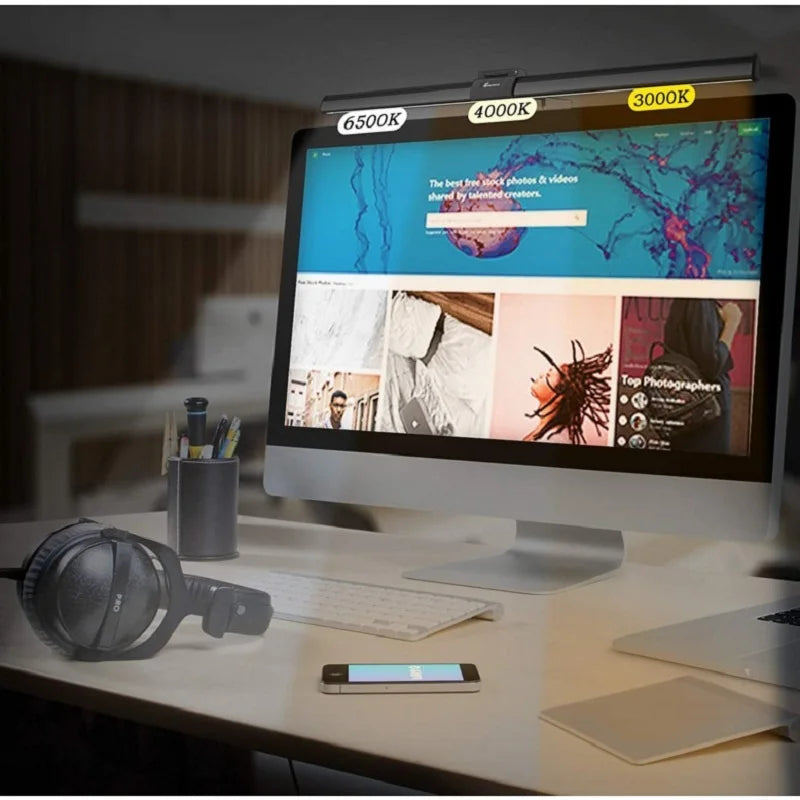 Halo Monitor Light Bar -Glare-Free Desk Lighting