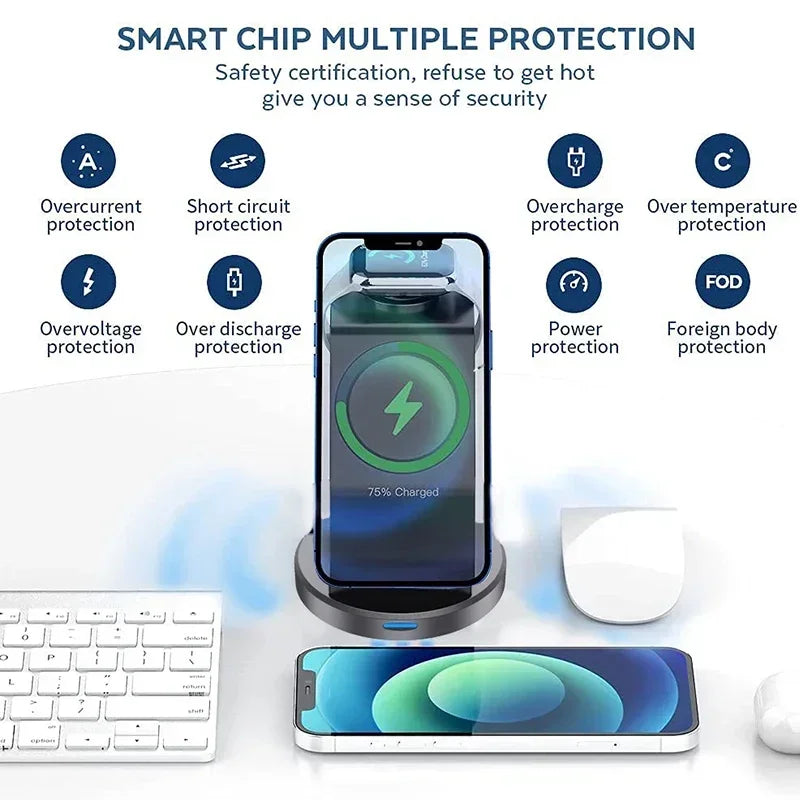3-in-1 Wireless Charging Stand