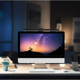 Halo Monitor Light Bar -Glare-Free Desk Lighting on monitor